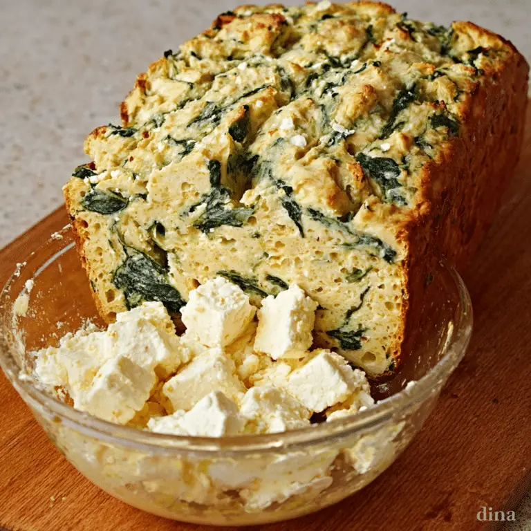 Spinach and Feta Savory Bread