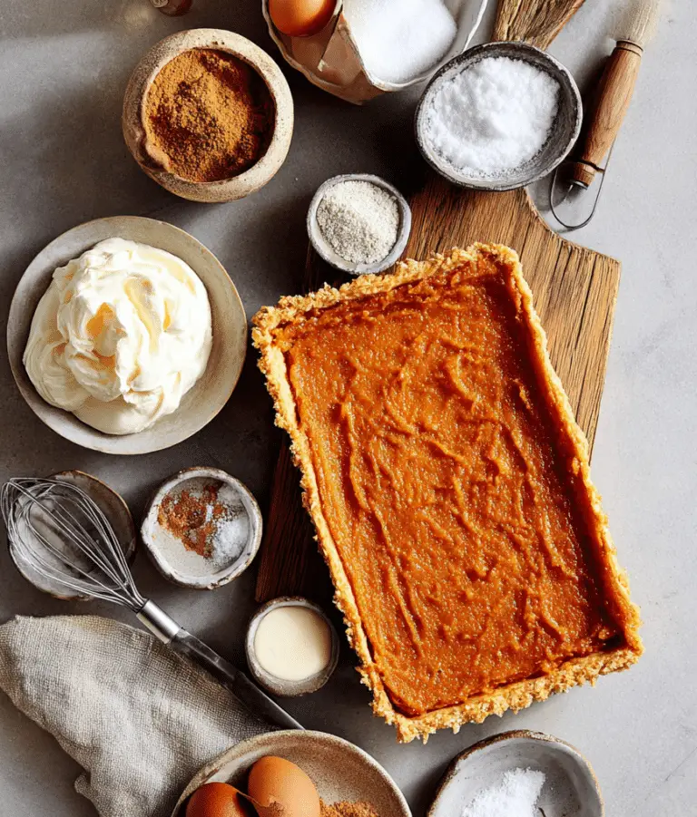 Pumpkin Slab Pie