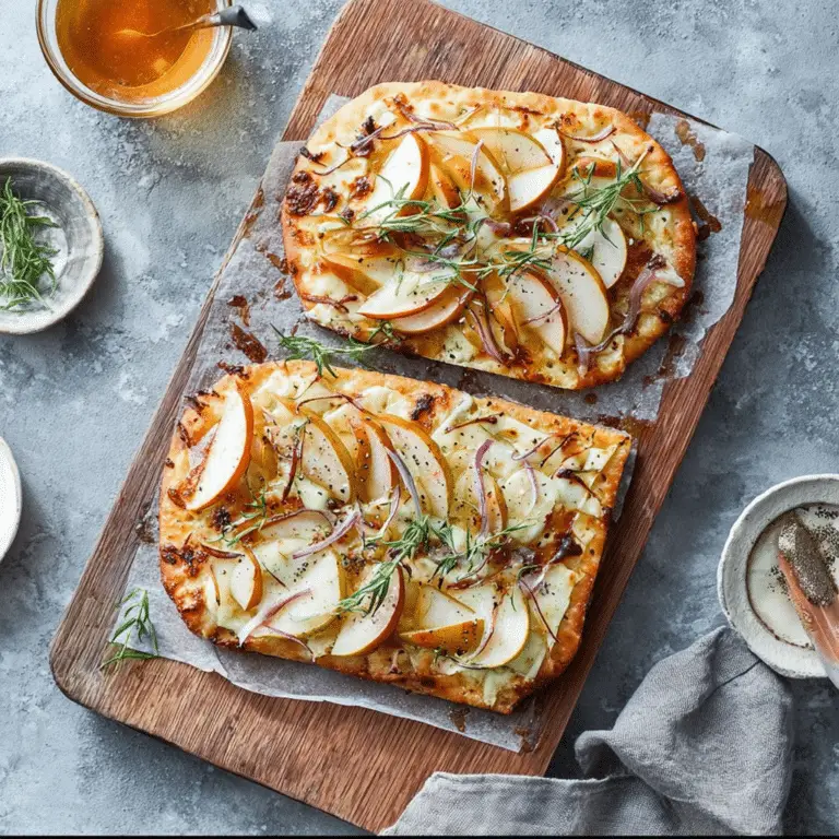 Pear Brie Flatbread