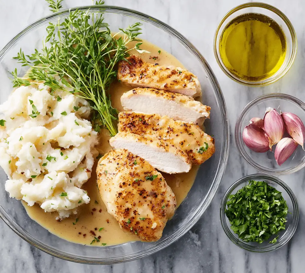 Creamy Maple-Dijon Chicken Cutlets