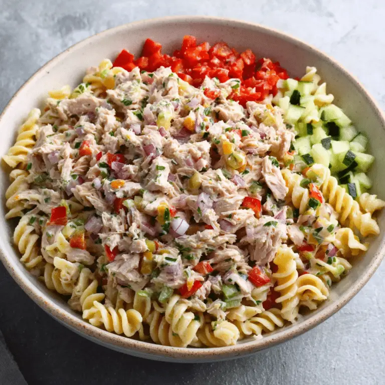 Creamy Tuna Pasta Salad