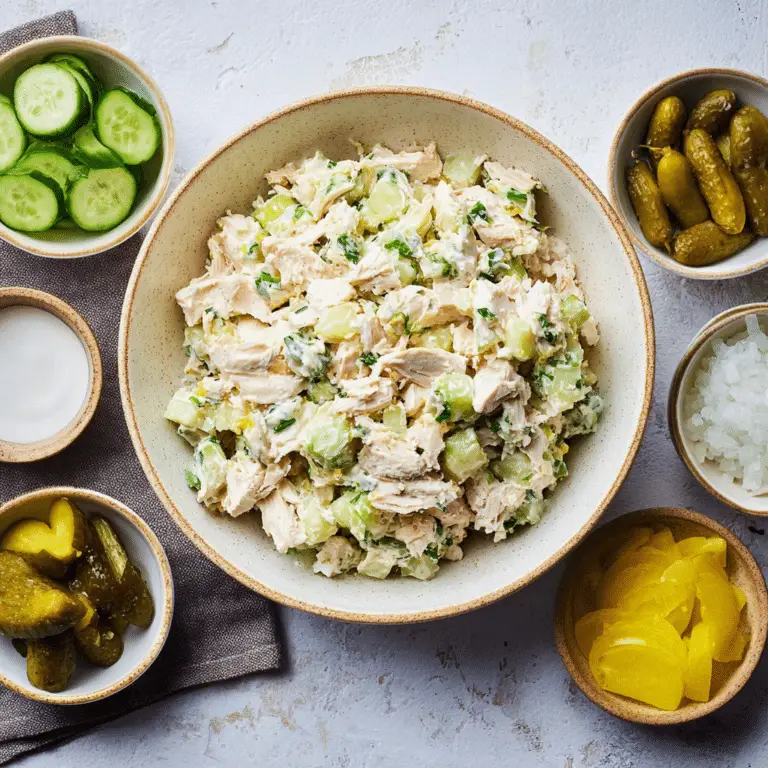 Dill Pickle Chicken Salad recepe