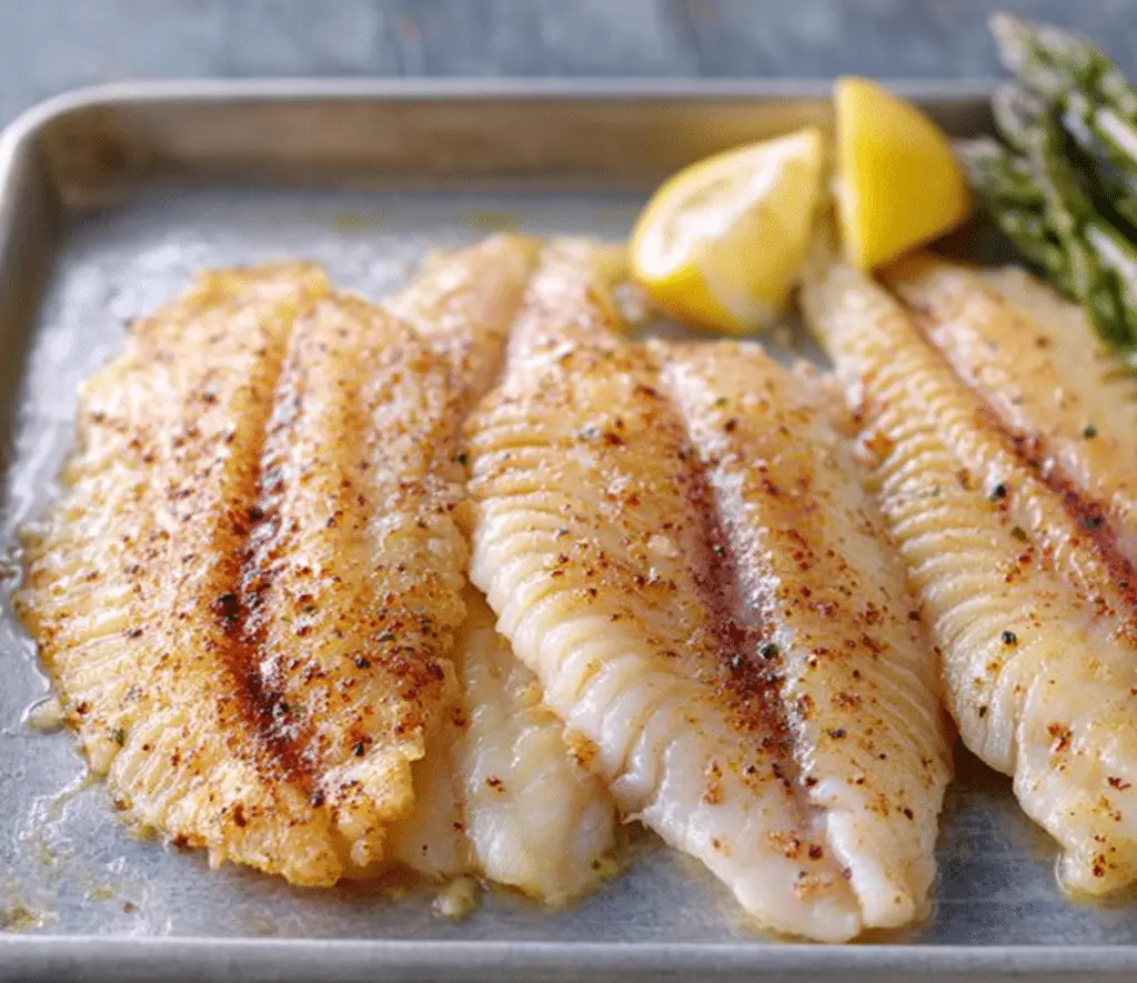 Lemon Butter Broiled Tilapia