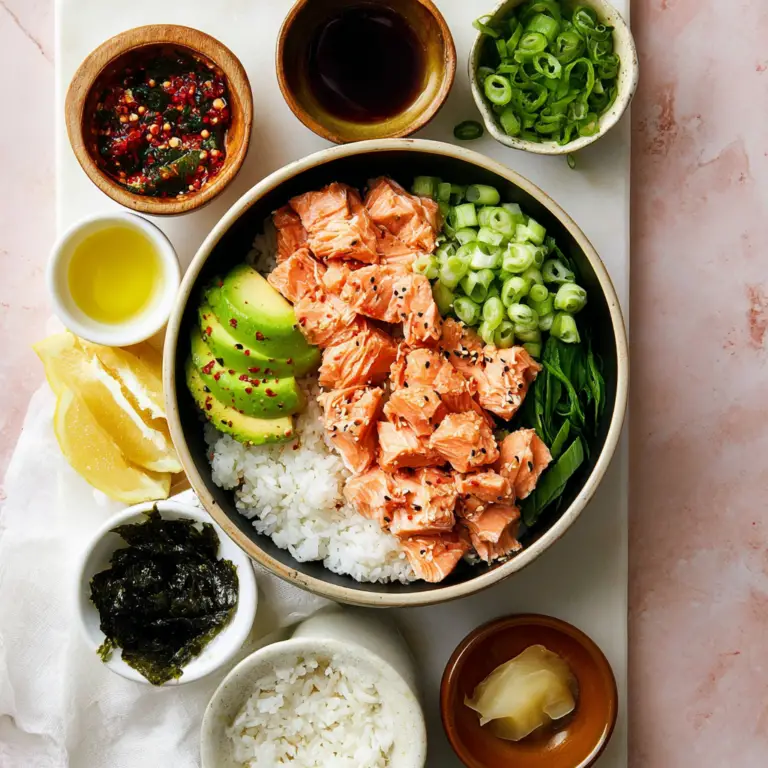 Spicy Salmon Sushi Bowl