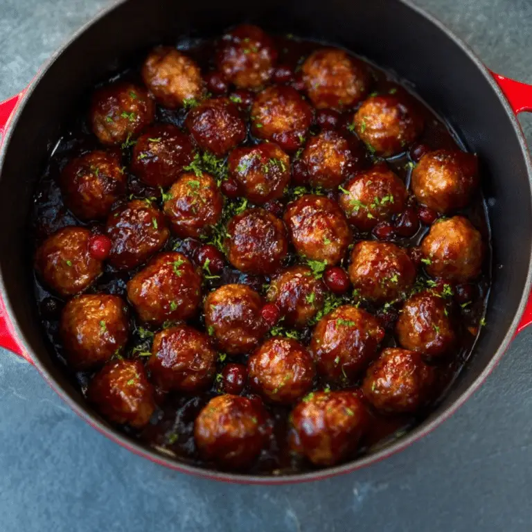 Cranberry Meatballs