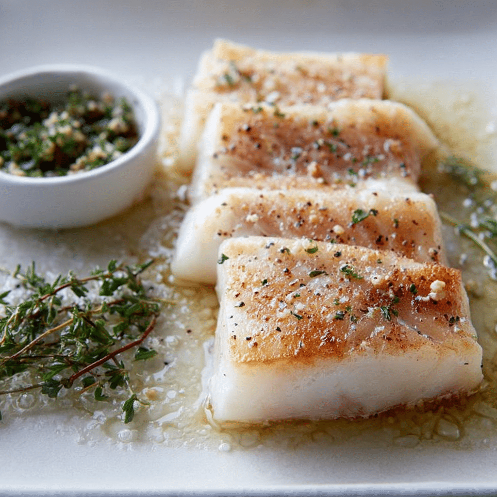 Pan-Seared Halibut