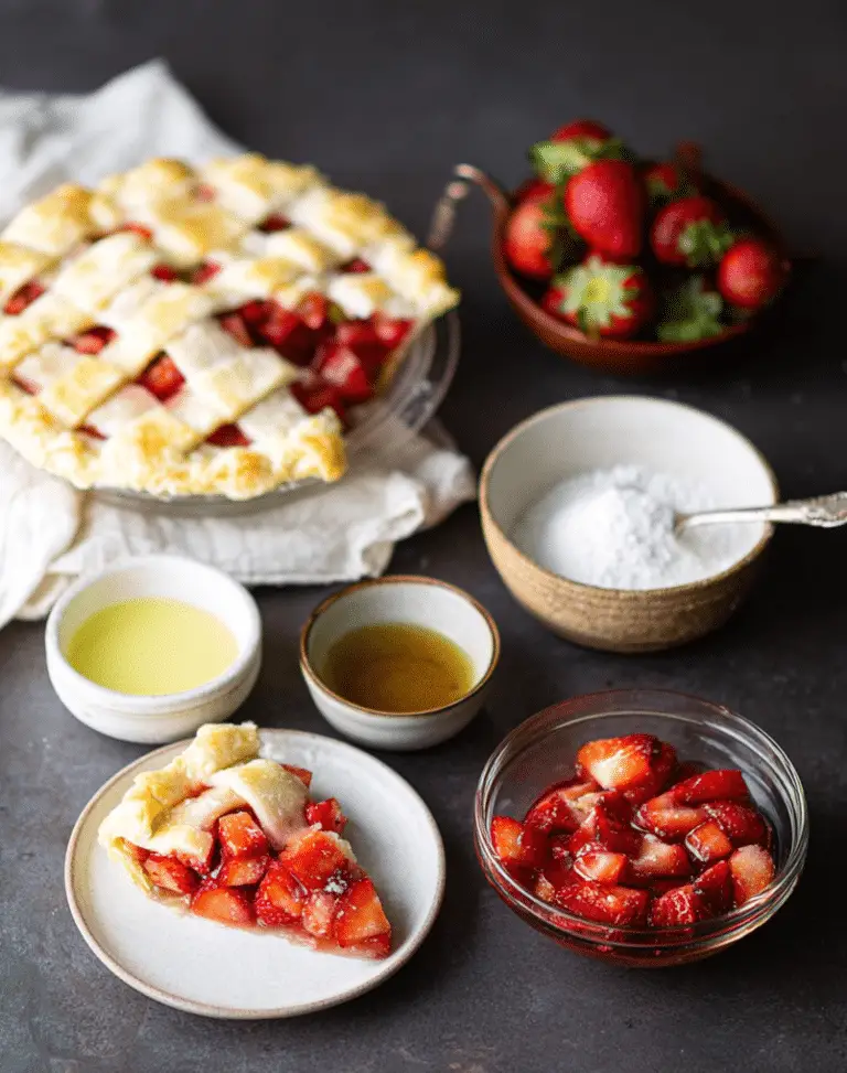 Strawberry Rhubarb Pastry Pies