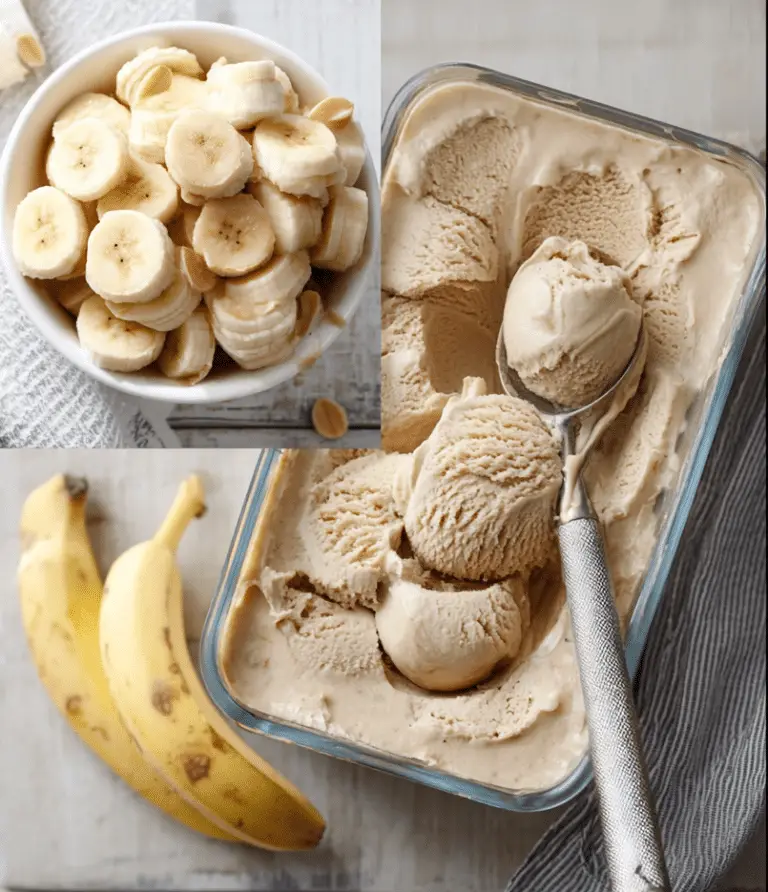 Two-Ingredient Banana Peanut Butter Ice Cream