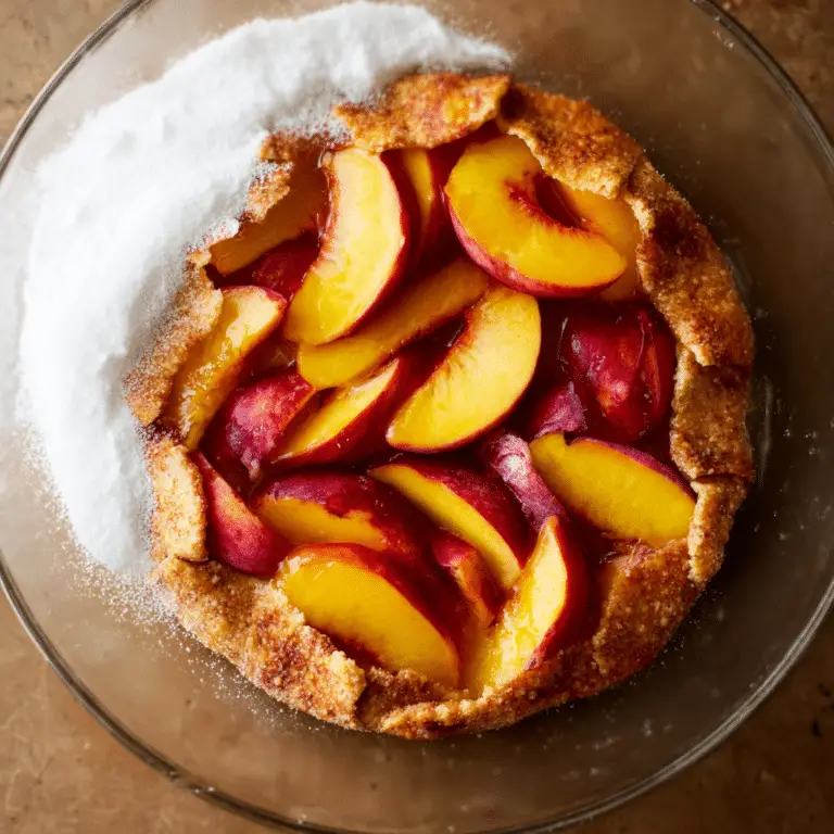 Rustic Peach Galette