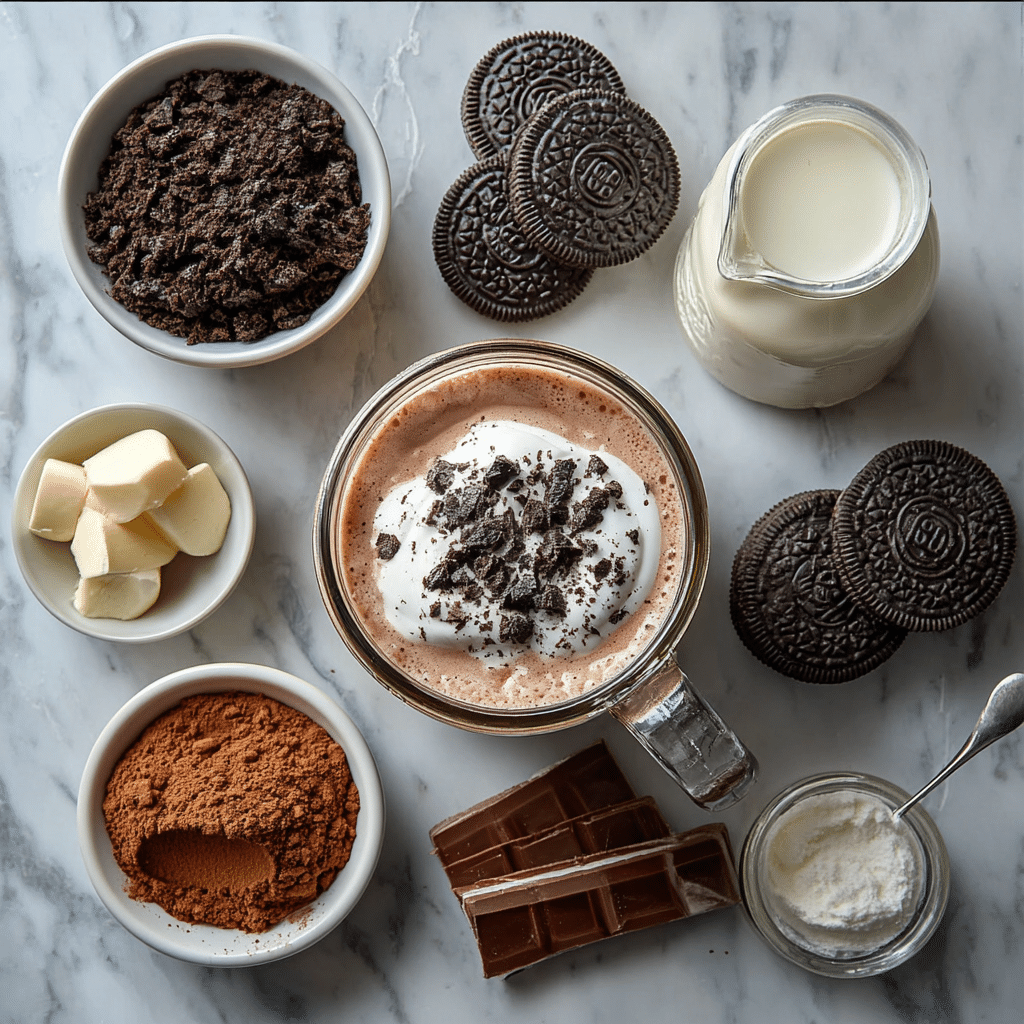 Decadent Oreo Hot Chocolate