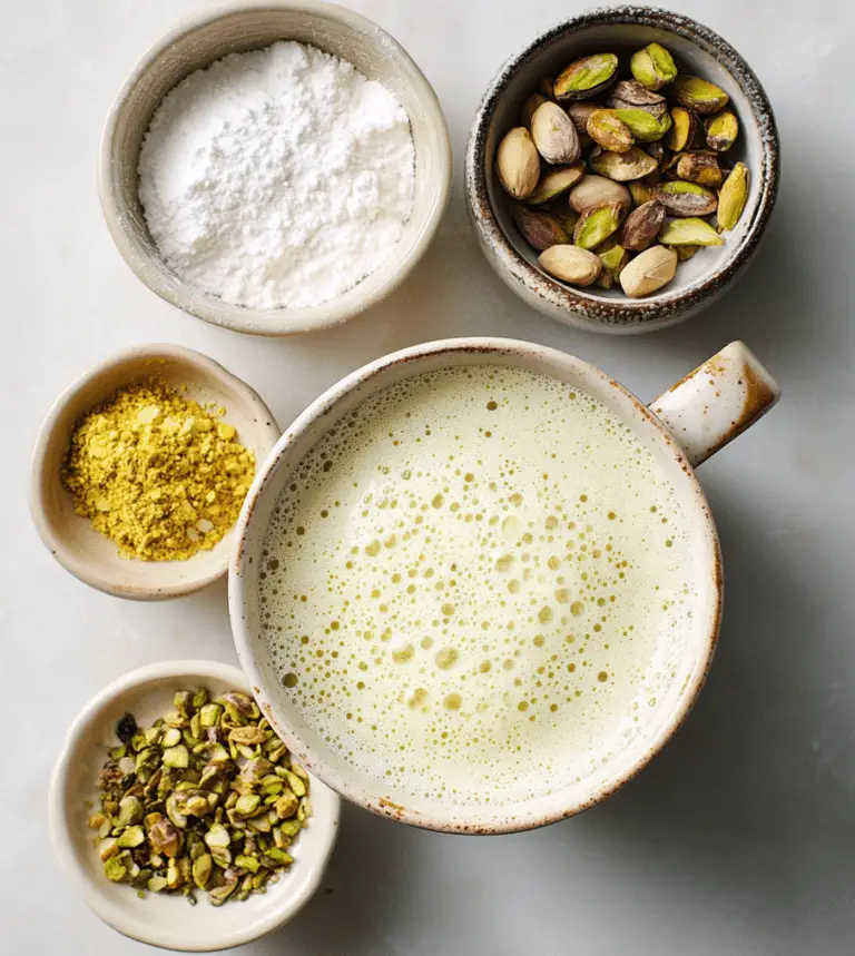 Pistachio Oat Milk Latte