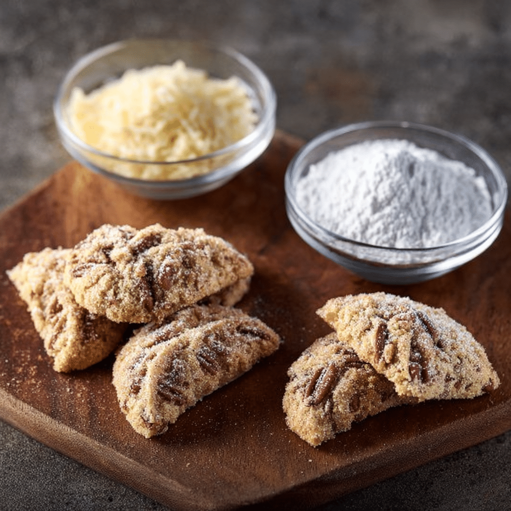 Easy Pecan Crescent Cookies
