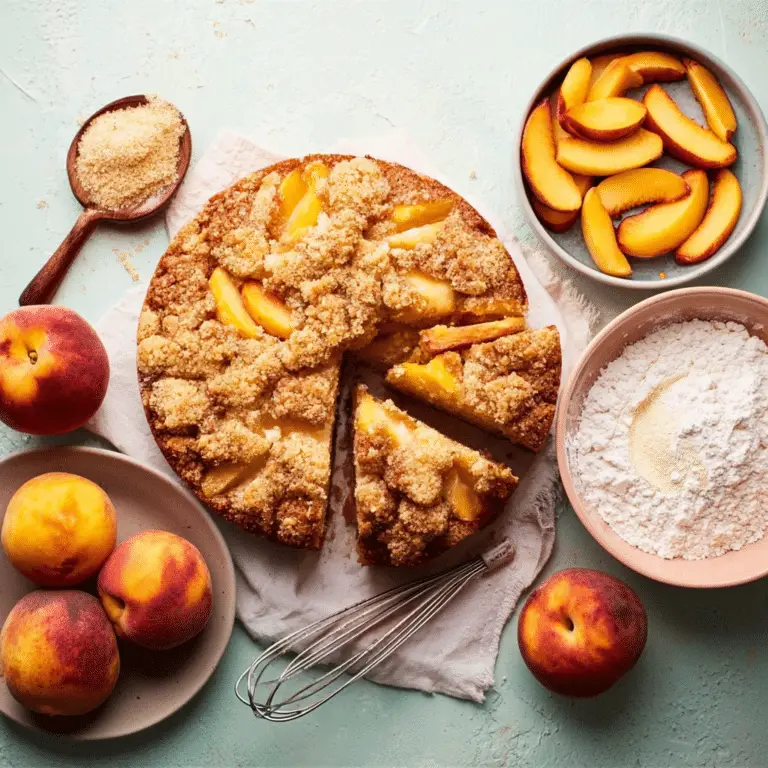 Peach Coffee Cake