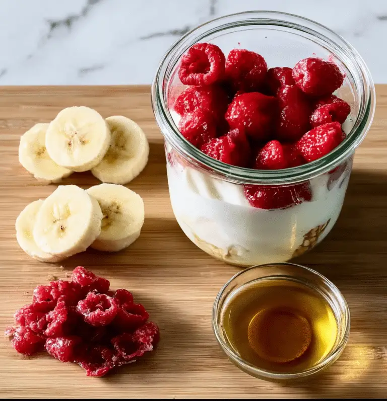 Raspberry-Banana Yogurt Parfait