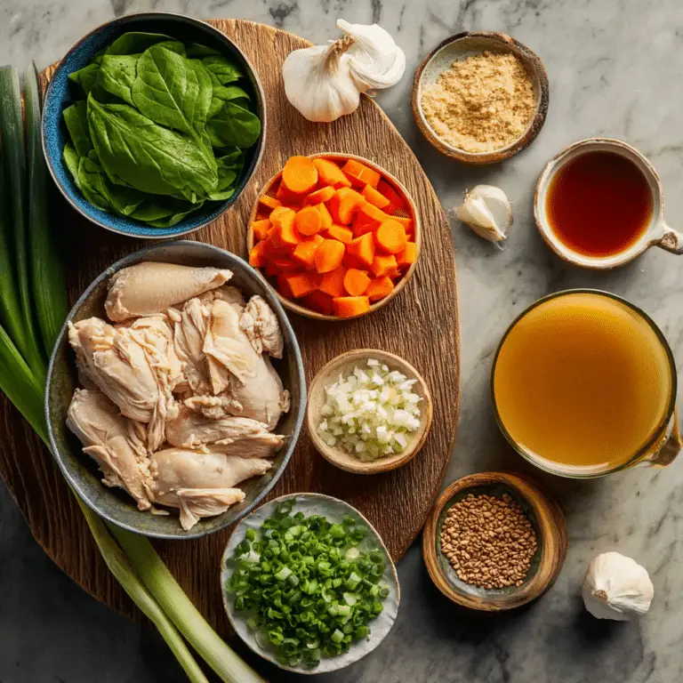 Garlic-Miso Chicken Soup