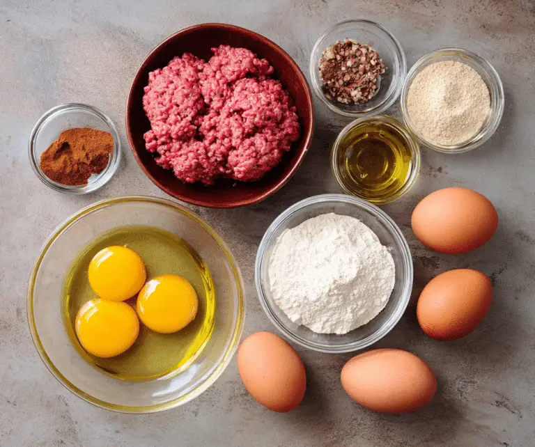 Easy Ground Beef & Eggs
