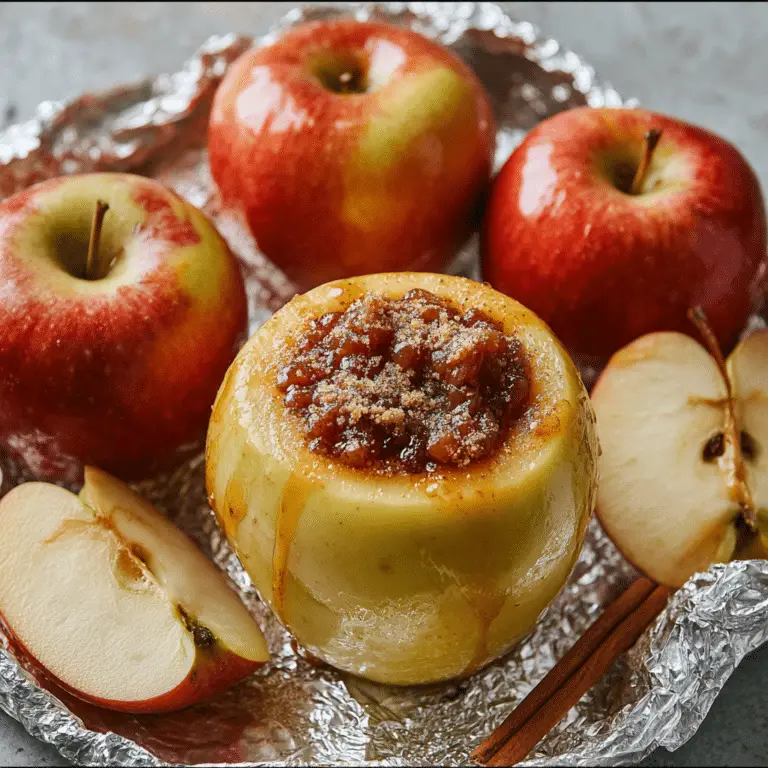 Slow Cooker Foil-Wrapped Baked Apples