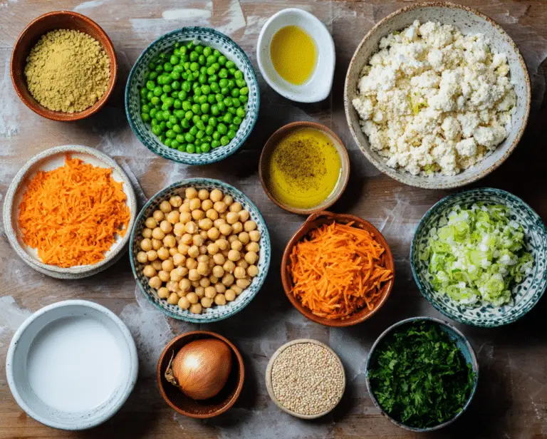 Vegetable Chickpea Fritters