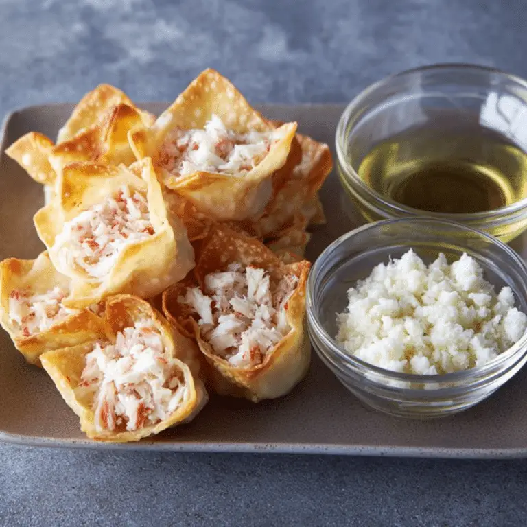 Easy Crab Puffs (Crab Rangoon)