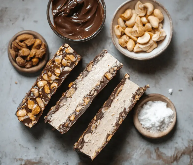 Homemade Snickers Bars (Vegan)