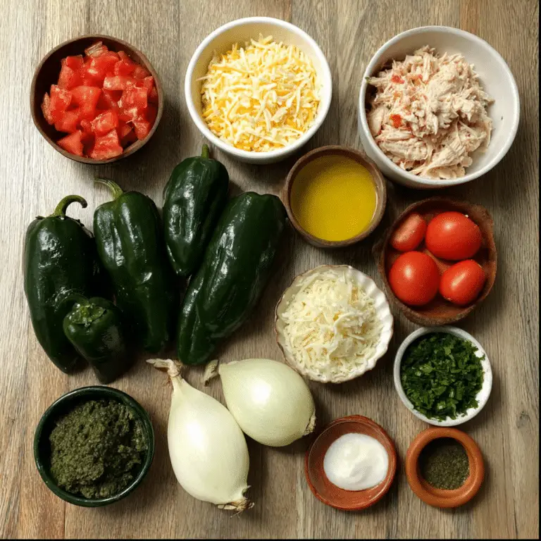 Stuffed Poblano Peppers