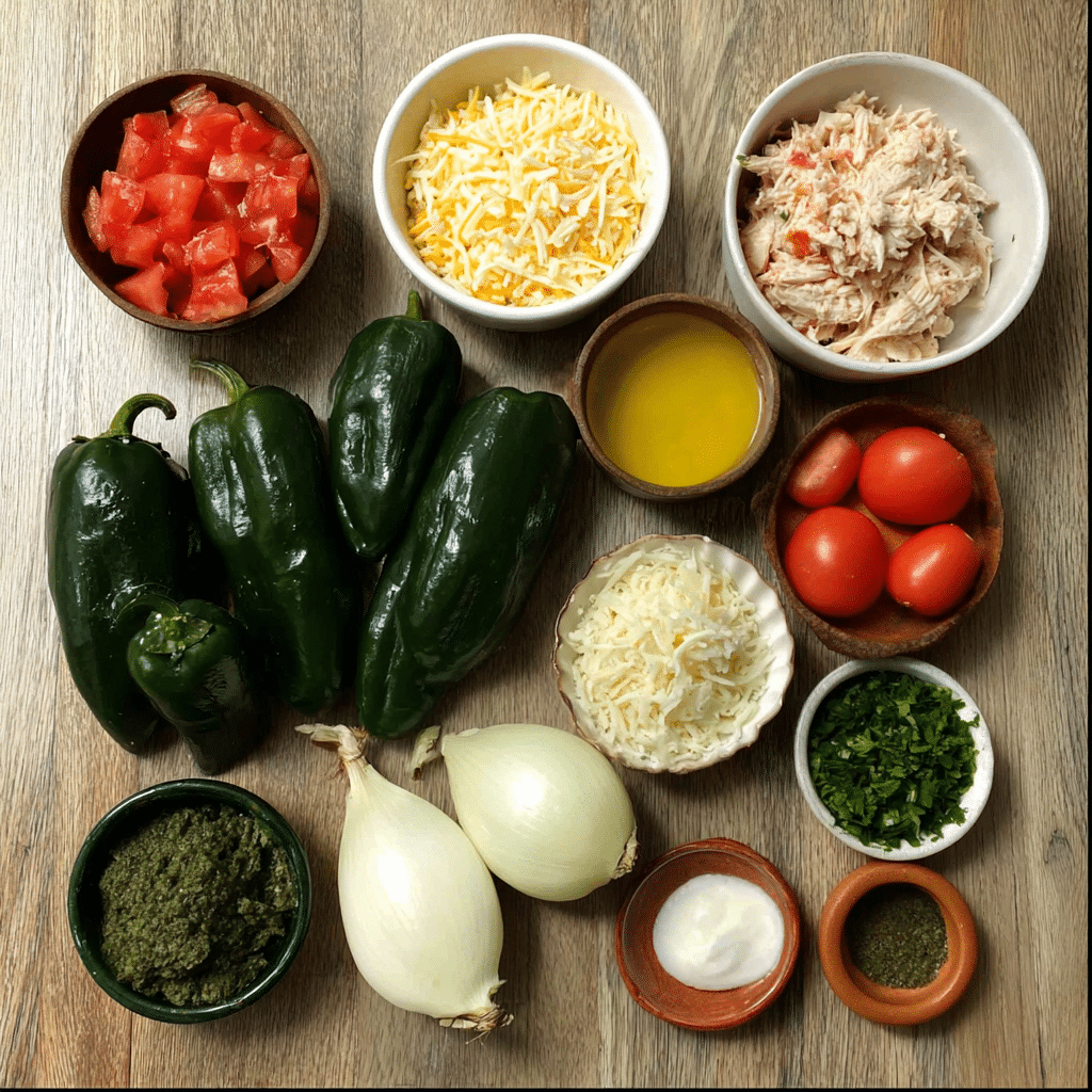 Stuffed Poblano Peppers