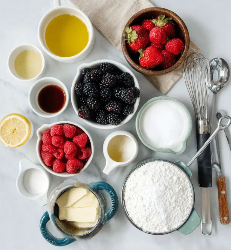 Triple Berry Cobbler