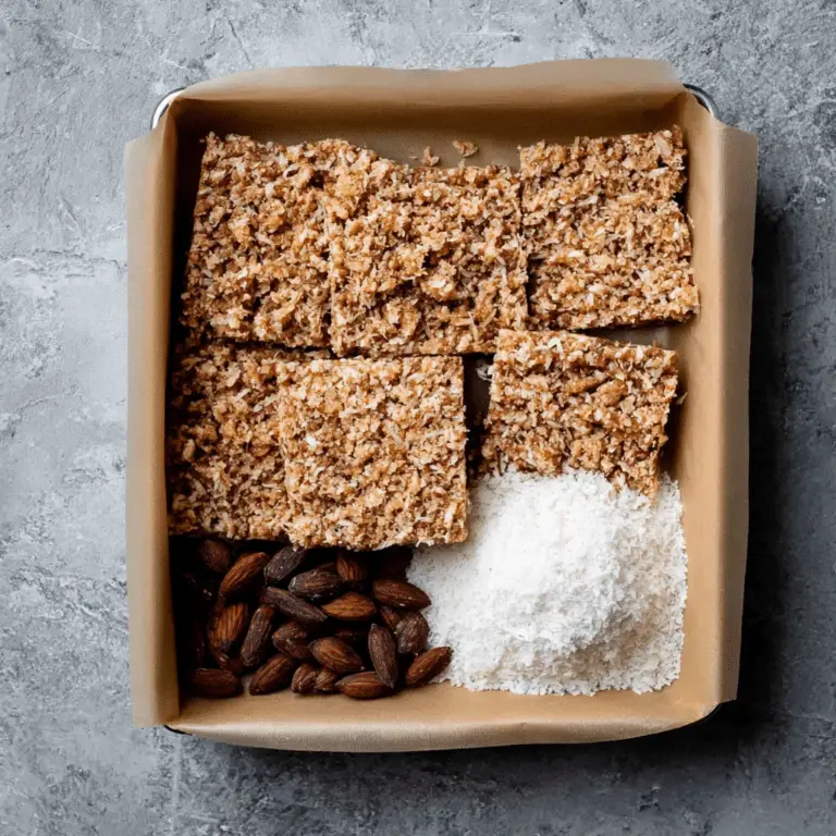 Healthy Vegan Almond Joy Bars