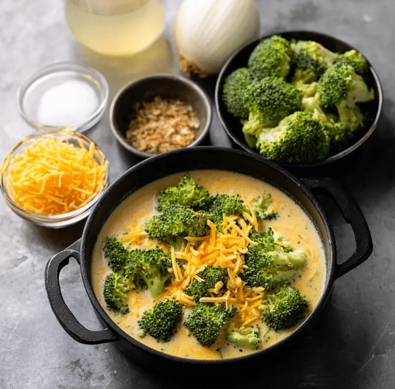 Sheet Pan Broccoli Cheddar Soup