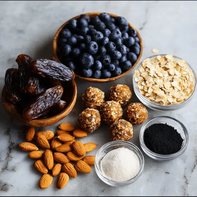 Blueberry Cobbler Energy Balls