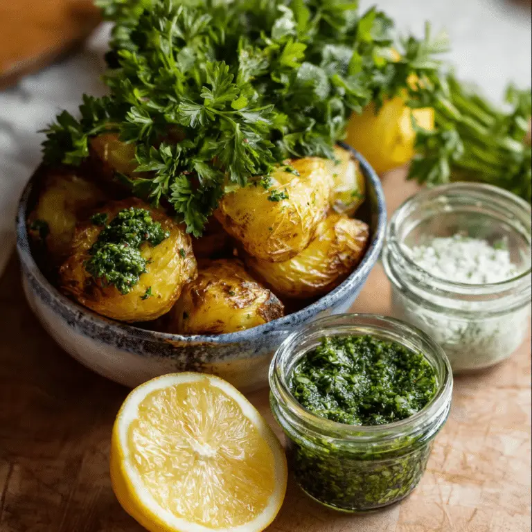 Crispy Roasted Potatoes with Gremolata