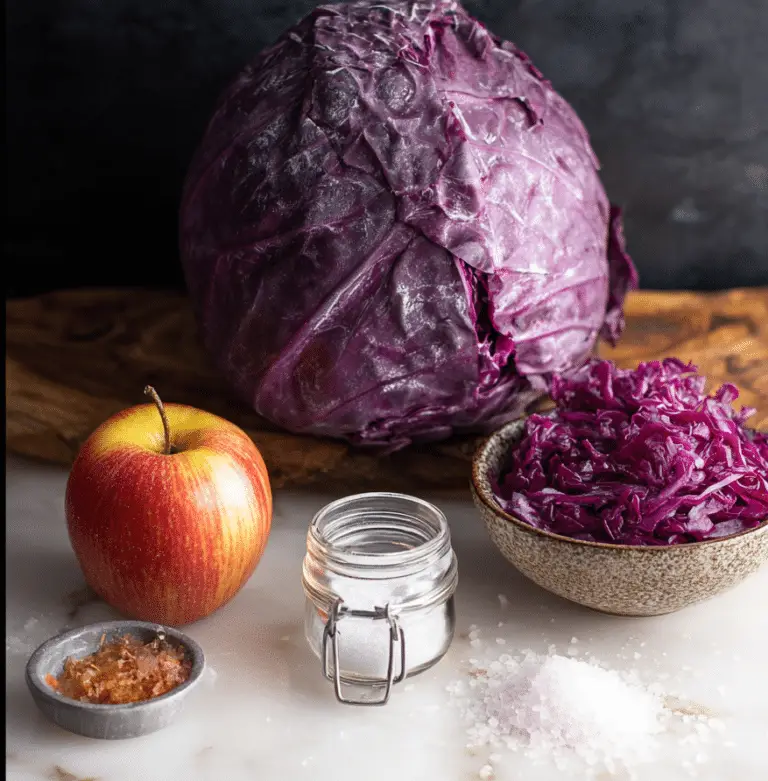Red Cabbage Sauerkraut