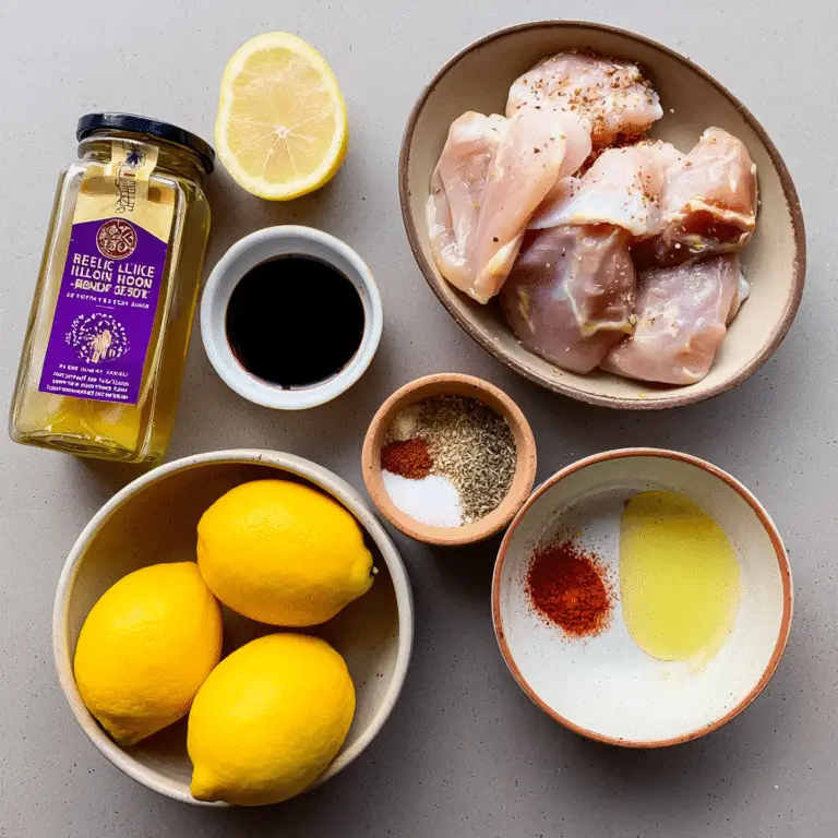 Sticky Lemon Chicken