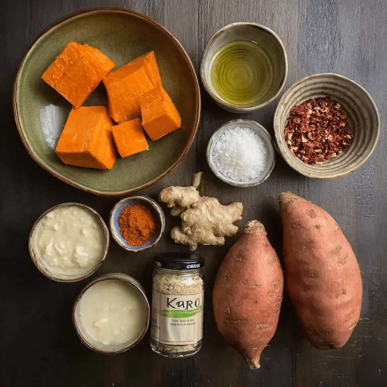 Creamy Coconut and Kumara Soup