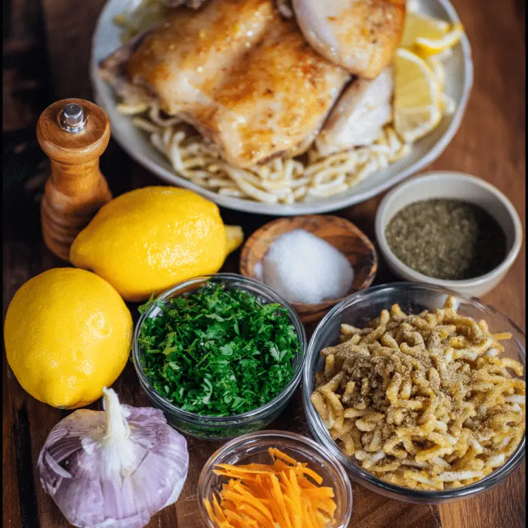 Lemon Chicken & Spaetzle Soup