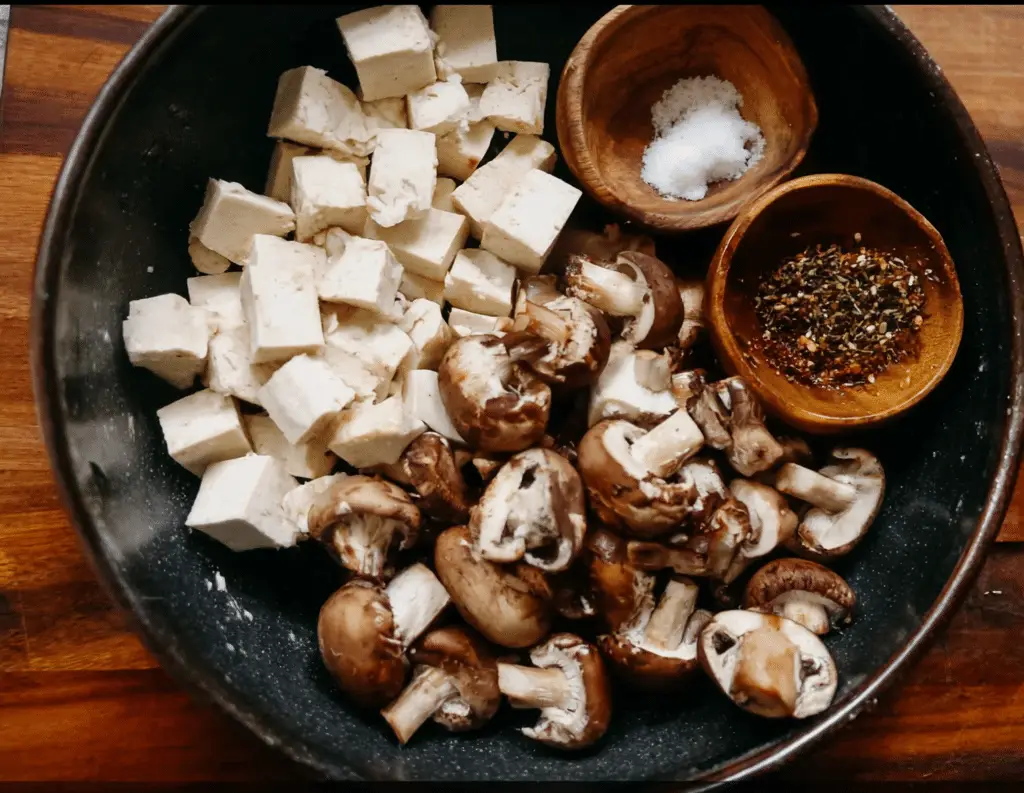 Mushroom & Tofu Stir-Fry