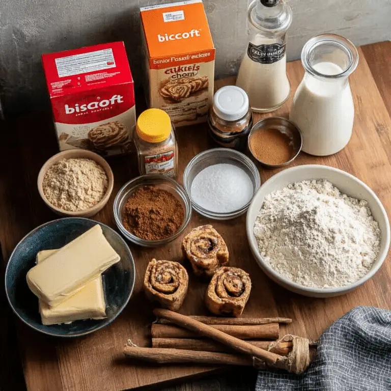 Biscoff Cinnamon Scrolls