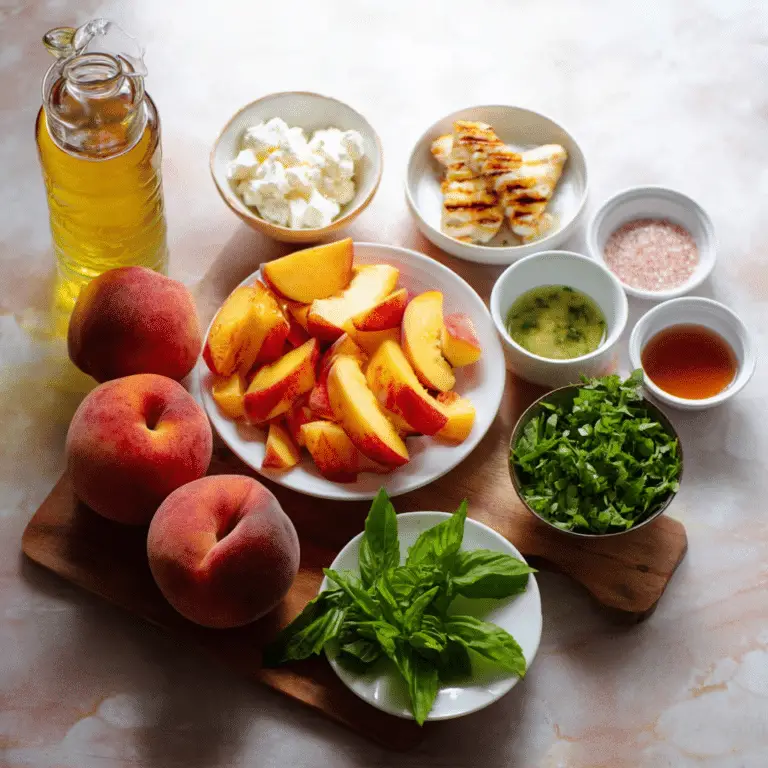 Late Summer Peach Soup