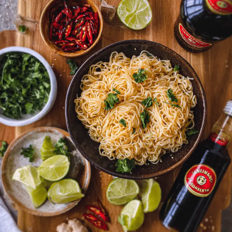 Chili Lime Garlic Noodles
