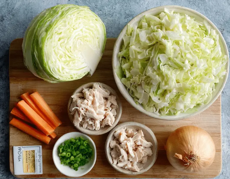 Braised Cabbage with Chicken