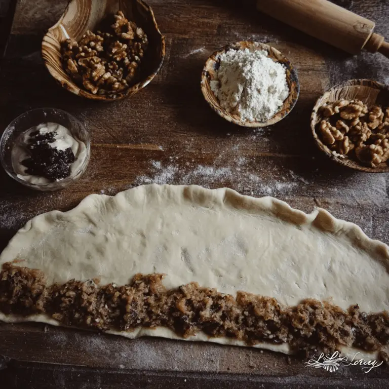 Moldovan Sugar Beet and Walnut Pies
