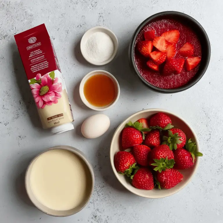 Strawberry Panna Cotta