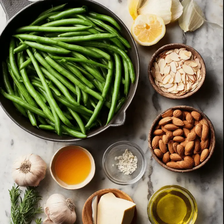 Green Beans Almondine
