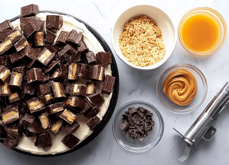 Ultimate Snickers Ice Cream Pie