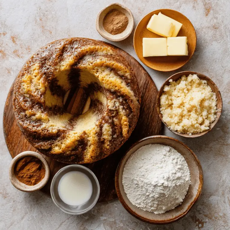 Cinnamon Swirl Banana Cake