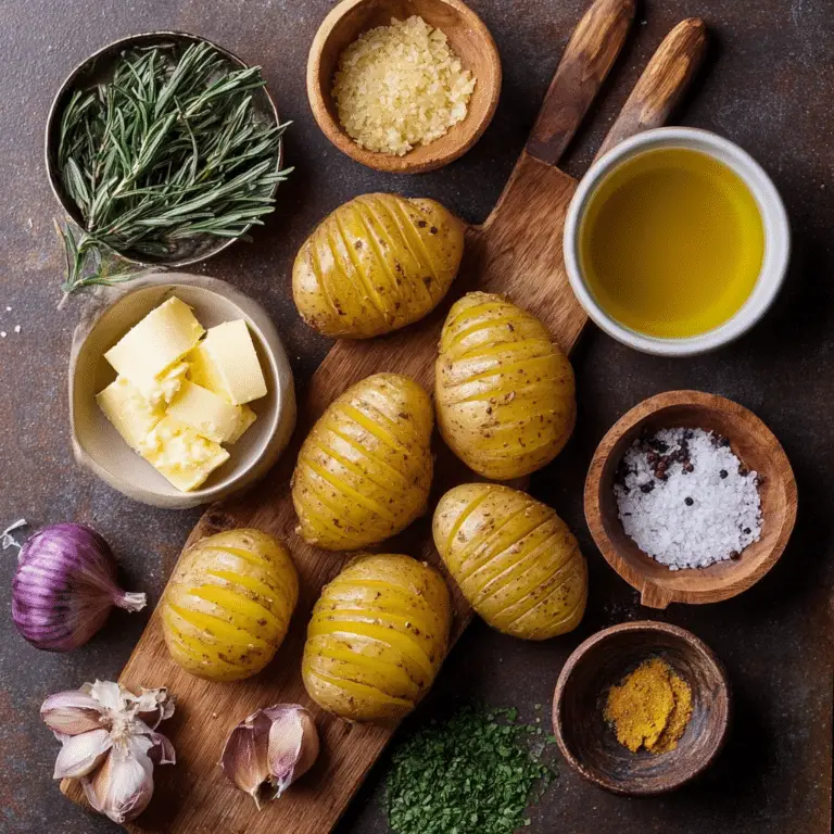 The Hasselback Potatoes