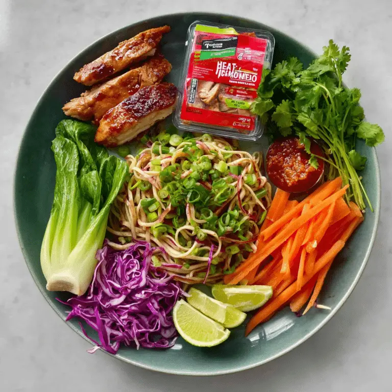 Sticky Chicken Noodle Salad