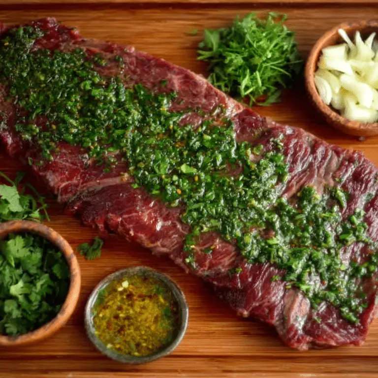 Easy Chimichurri Steak