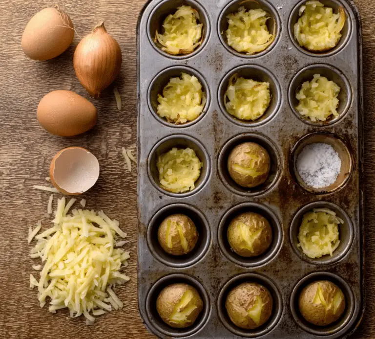 French Onion Smashed Potatoes