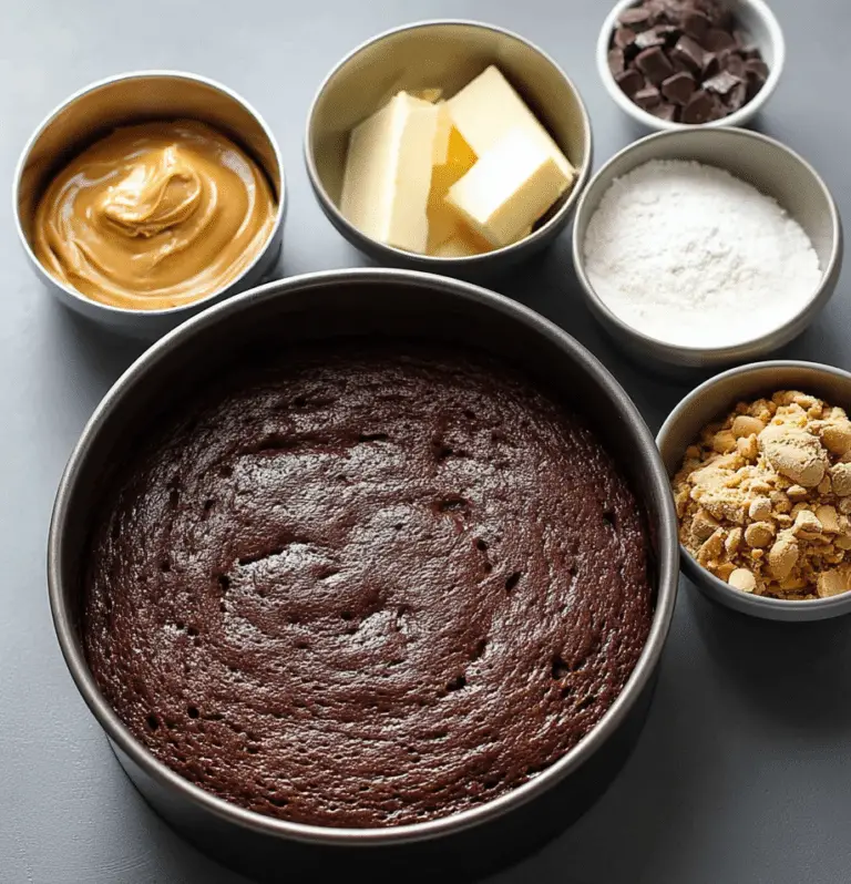 The Peanut Butter Flourless Chocolate Cake